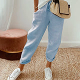 Lucie™ — Pantalon fluide en mélange coton et lin