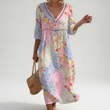 Lysiane™ — Robe florale fluide au charme estival