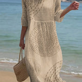 Améliane™ — Robe midi élégante à détails délicats
