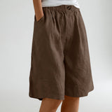Wandeline™ — Short large taille élastique confort estival naturel