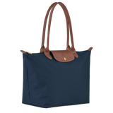 Longchamp - Grande Tote Le Pliage, Морско Синьо
