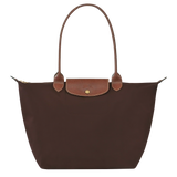 Longchamp - Grande Bolsa Le Pliage, Ебано