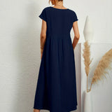 Gabrielle™ — Robe midi fluide élégance intemporelle