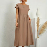 Gabrielle™ — Robe midi fluide élégance intemporelle