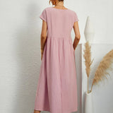Gabrielle™ — Robe midi fluide élégance intemporelle