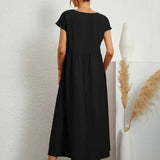 Gabrielle™ — Robe midi fluide élégance intemporelle