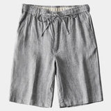 Mikkel™ | Шорти от сиво лен Mariner