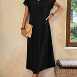 Margaux™ — Robe longue élégante et minimaliste