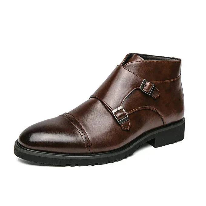 Parker™ | Ботуши Dobbelt-Monk-strap от синтетична кожа