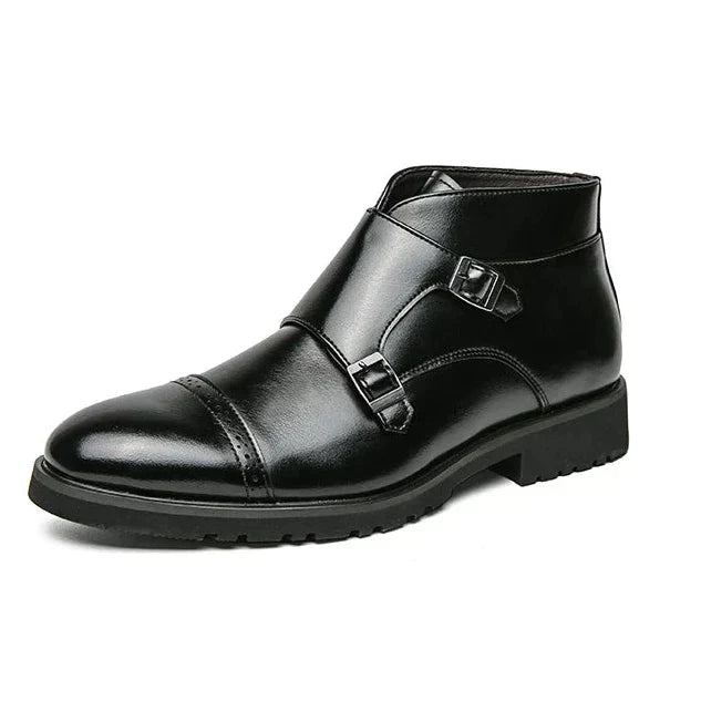 Parker™ | Ботуши Dobbelt-Monk-strap от синтетична кожа