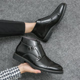 Parker™ | Ботуши Dobbelt-Monk-strap от синтетична кожа