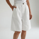 Wandeline™ — Short large taille élastique confort estival naturel