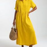 Lysandra™ - Robe chemise fluide estivale