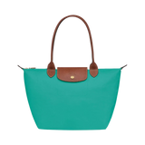Longchamp - Голяма чанта Le Pliage, Тюркоаз