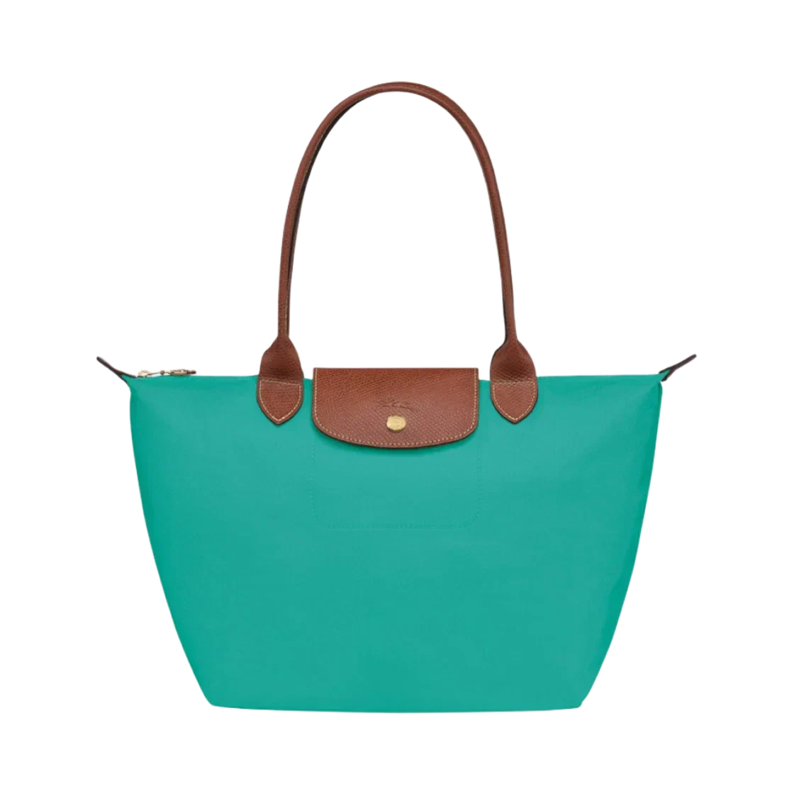 Longchamp - Голяма чанта Le Pliage, Тюркоаз