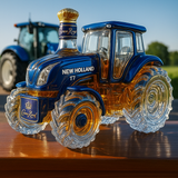 Класическа бутилка уиски във формата на трактор New Holland T7