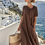 Mireille™ — Robe en coton fluide et estivale