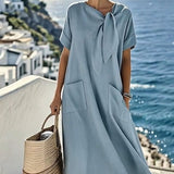 Mireille™ — Robe en coton fluide et estivale