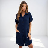Béatrice™ — Robe chemise élégante et facile à porter
