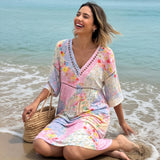 Lysiane™ — Robe florale fluide au charme estival